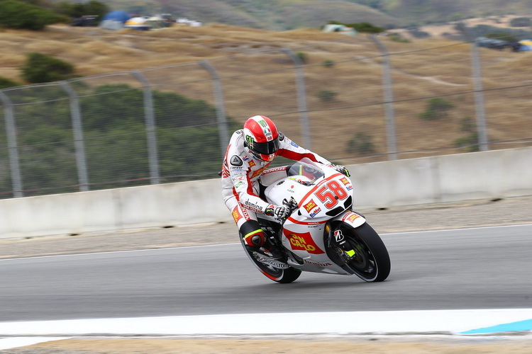 Marco Simoncelli bringt die Top-Ergebnisse nicht ins Ziel