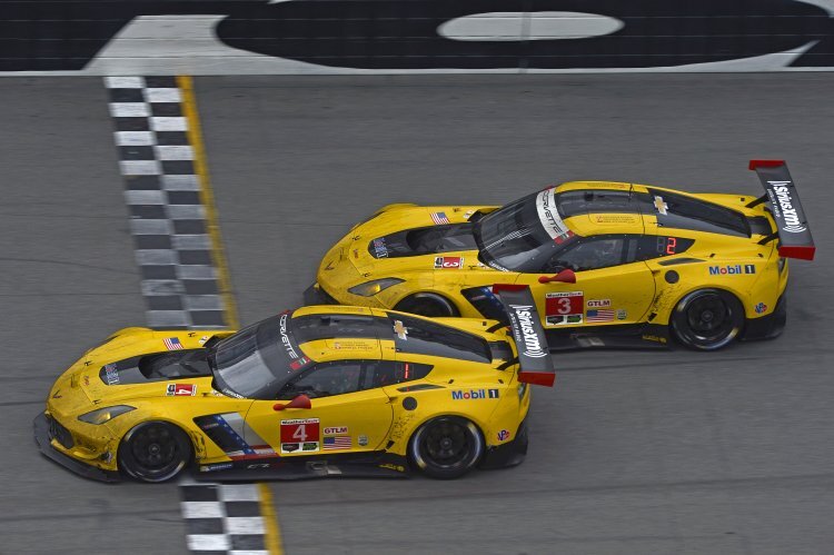 Das war eng: Corvette-Doppelsieg bei 24h-Rennen in Daytona 2016