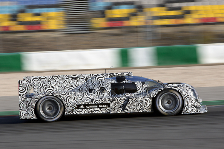 Porsche 919 hybrid im Testeinsatz in Portugal