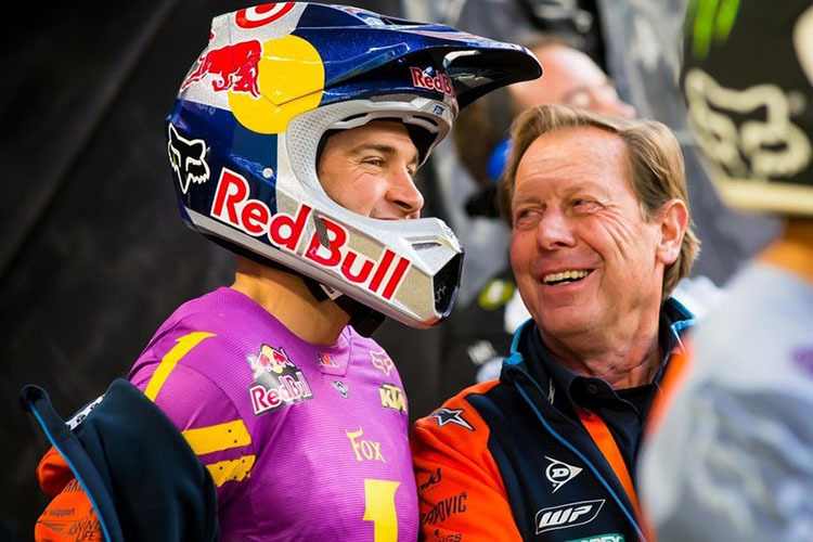 Ryan Dungey mit Roger DeCoster