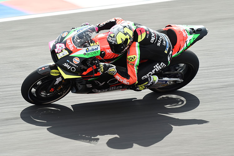 Aleix Espargaró auf der Aprilia in Las Termas