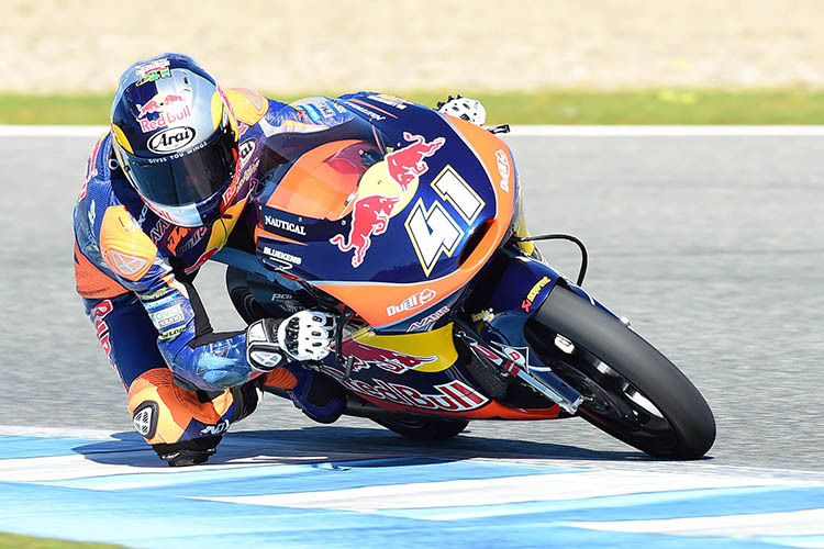 Brad Binder auf der KTM des Teams Red Bull KTM Ajo