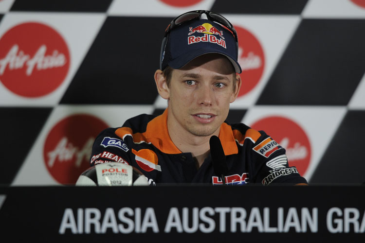 Casey Stoner: Rennen gegen Mark Webber