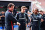 Toto Wolff, George Russell und Lewis Hamilton
