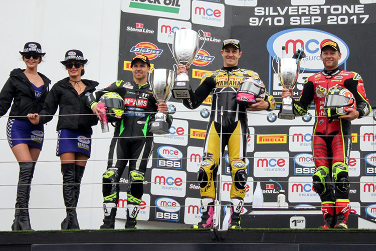 James Ellison, Joshua Brookes und Shane Byrne (v.l.)