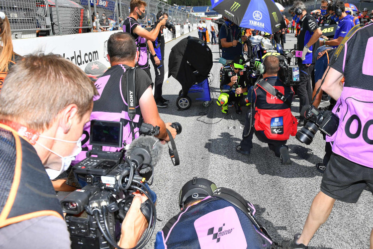 In Misano werden wieder viele Kameras auf Yamaha-Star Valentino Rossi gerichtet sein