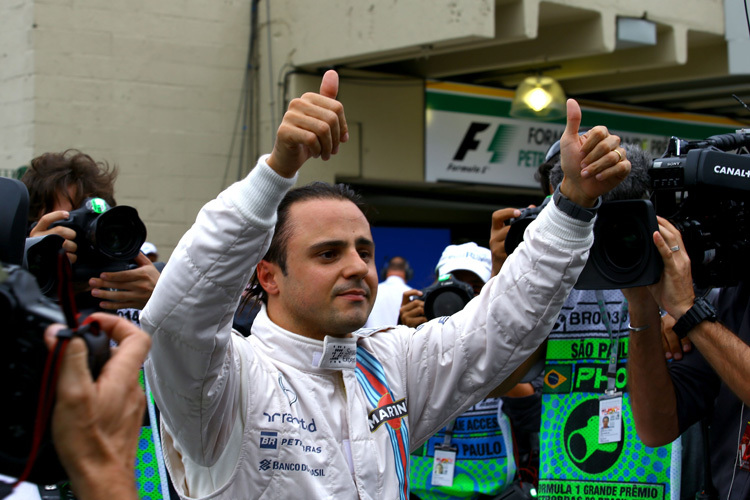 Felipe Massa lässt sich feiern