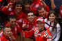 Casey Stoner geniesst seinen Mugello-Triumph mit seinem Team 