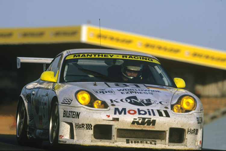 Manthey-Porsche 1999 in Le Mans mit Uwe Alzen