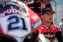 Michael Rinaldi hatte bei seinem Sturz im Superpole-Race Glück im Unglück
