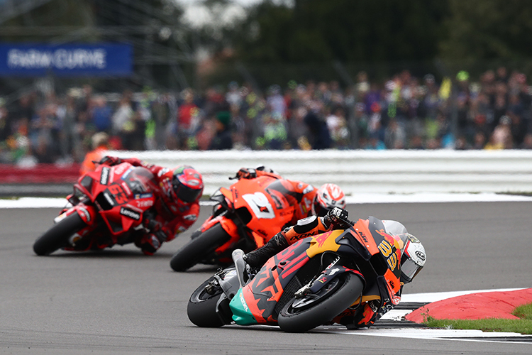 Brad Binder vor Iker Lecuona und Pecco Bagnaia