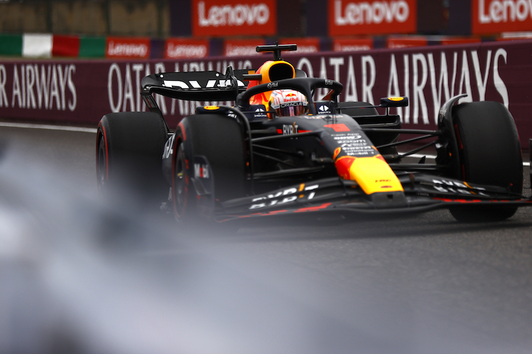 Max Verstappen gab in Suzuka auch im zweiten Training das Tempo vor