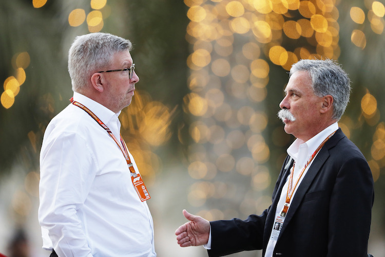 Ross Brawn mit F1-Boss Chase Carey