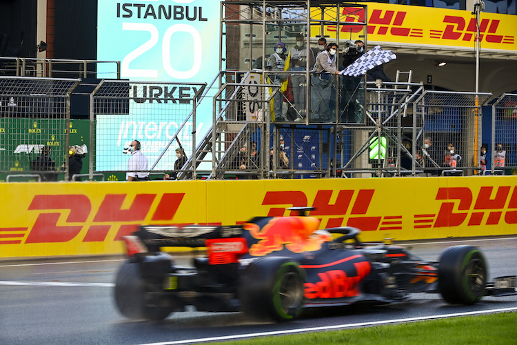 Max Verstappen in der Türkei: Es reichte nicht