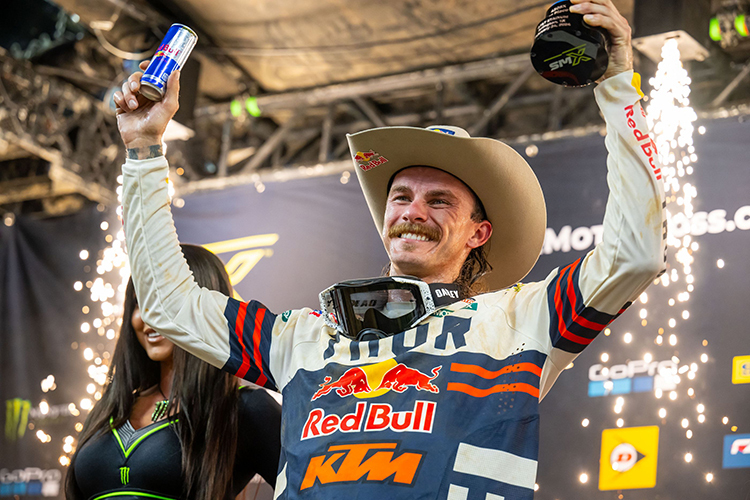 Aaron Plessinger, KTM: Am Ende doch noch aufs Arlington-Podium gefahren.