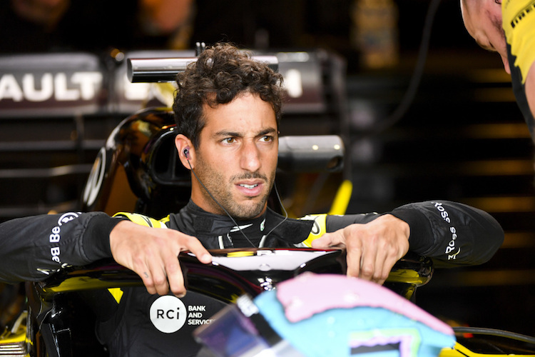 Daniel Ricciardo fuhr in den jüngsten fünf Rennen nur einmal in die Punkte
