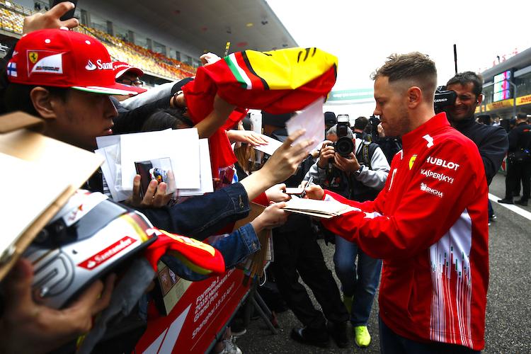 Sebastian Vettel in China