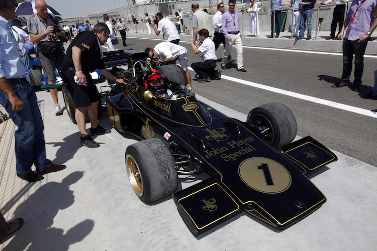 Emerson Fittipaldi im Lotus 72
