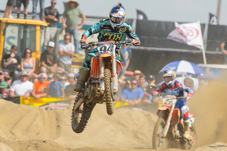 Das KTM-Duell Roczen gegen Dungey begann beim ersten Rennen in Glen Helen 