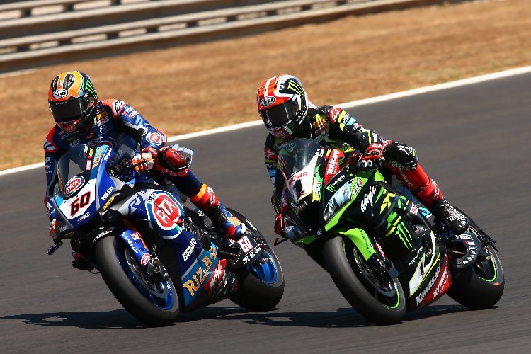 Gegen Michael van der Mark war Jonathan Rea chancenlos