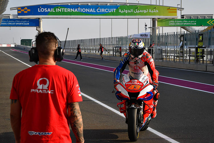 Jack Miller auf dem Losail Circuit