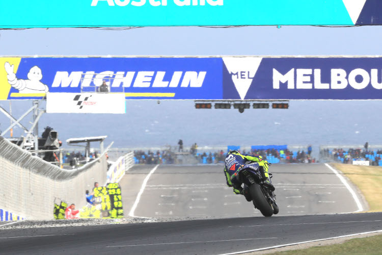 Valentino Rossi auf Phillip Island