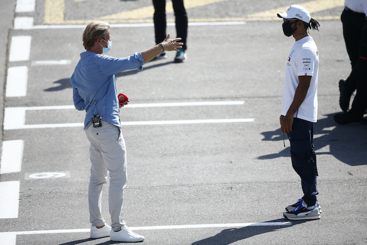 Nico Rosberg und Lewis Hamilton