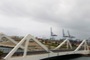 Vettel auf der Brücke im Valencia