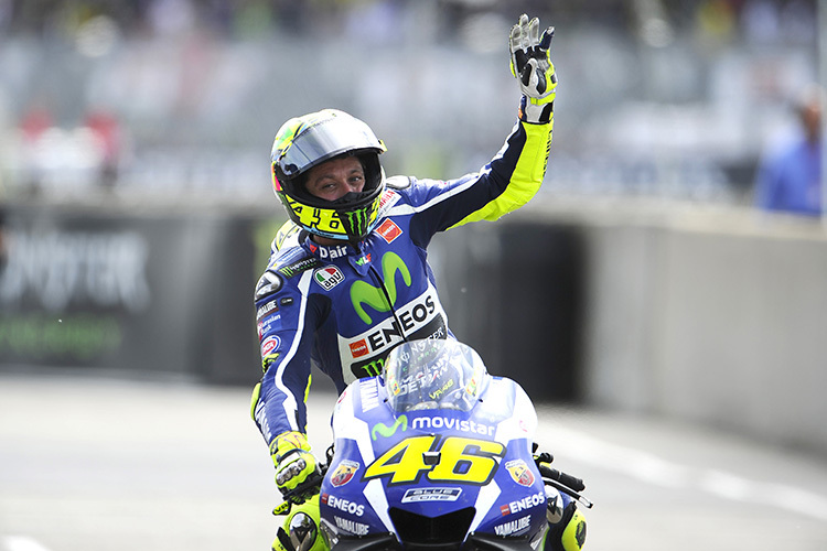 In Le Mans durfte Rossi über Platz 2 jubeln