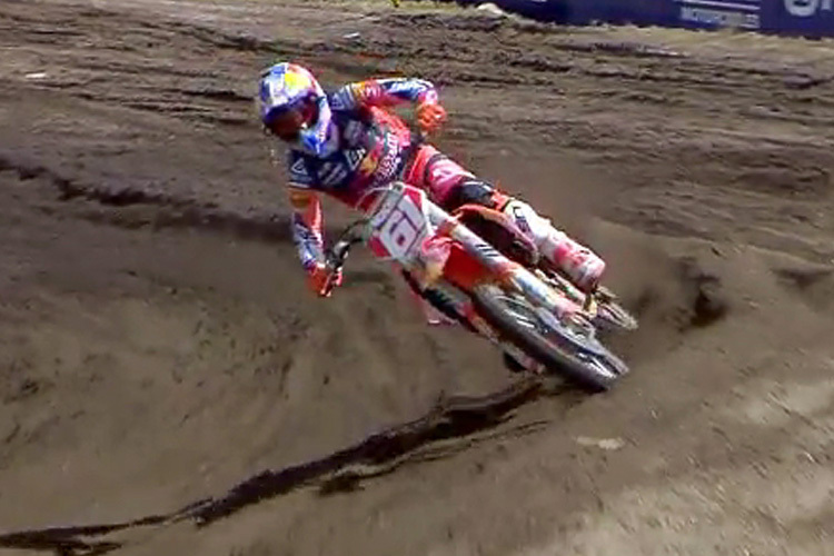 Jorge Prado gewann den ersten MX2-Lauf in Neuquen