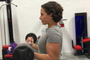 Ana Carrasco im Fitnessstudio
