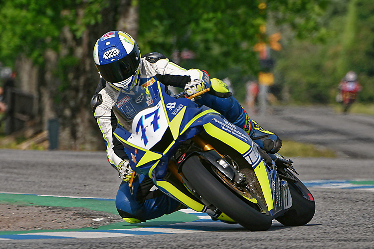 Thomas Walther, einmal mehr bester Deutscher in der IRRC Supersport