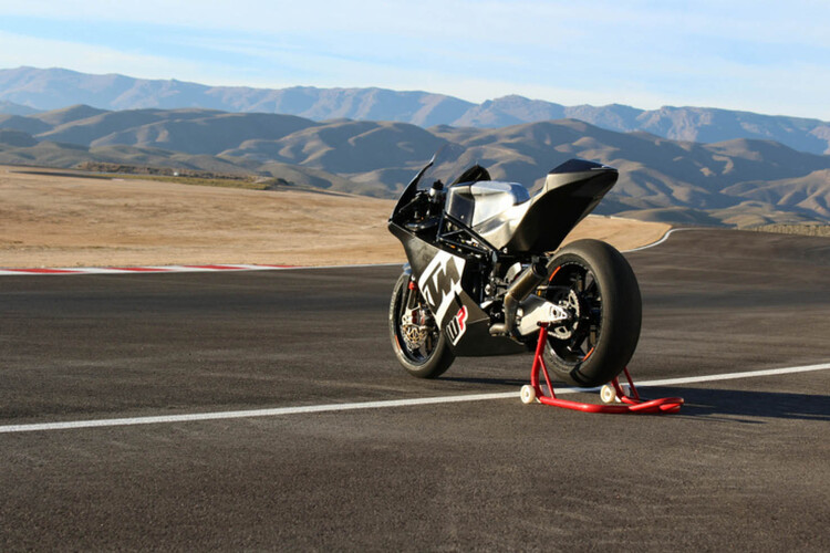 Die Moto2-KTM wurde in Almeria erstmals getestet