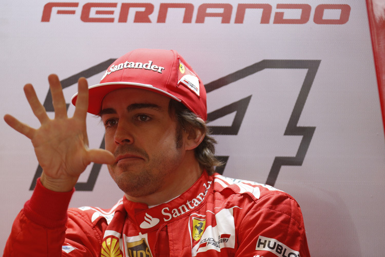 Fernando Alonso ist nicht erfreut