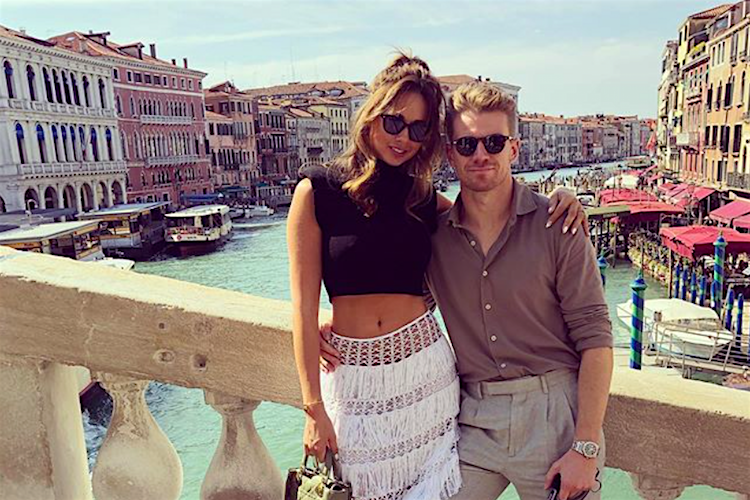 Egle Ruskyte und Nico Hülkenberg in Venedig