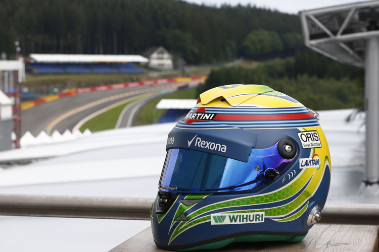 Der neue Helm für Felipe Massa