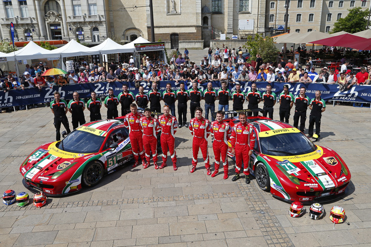 Das Ferrari-Aufgebot bleibt in der FIA WEC 2015 unverändert