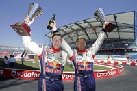 Sieger Julien Ingrassia und Sébastien Ogier im Algarve-Stadion