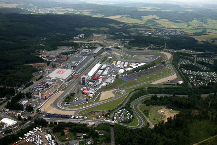 Der Nürburgring aus der Vogeperspektive