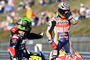 Marc Márquez: Jubel in der Auslaufrunde, auch Cal Crutchlow gratulierte