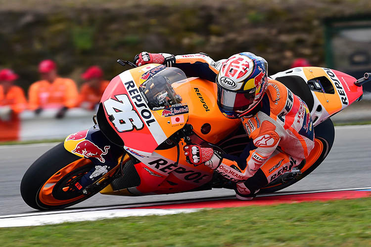 Dani Pedrosa auf der Repsol-Honda in Brünn