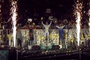 Das SX2-Podium am Samstag in Dortmund