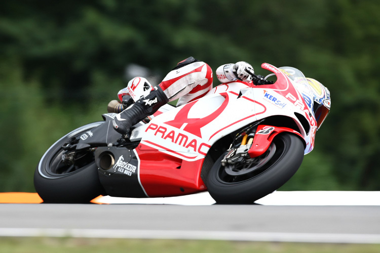 2009 fuhr Niccolò Canepa schon einmal MotoGP, damals für Pramac Ducati