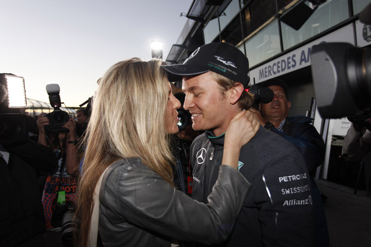 Ja-Sager: Nico Rosberg hat seine Vivian Sibold geheiratet