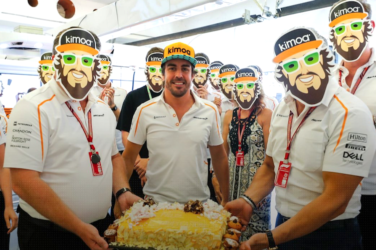 Fernando Alonso ist überall