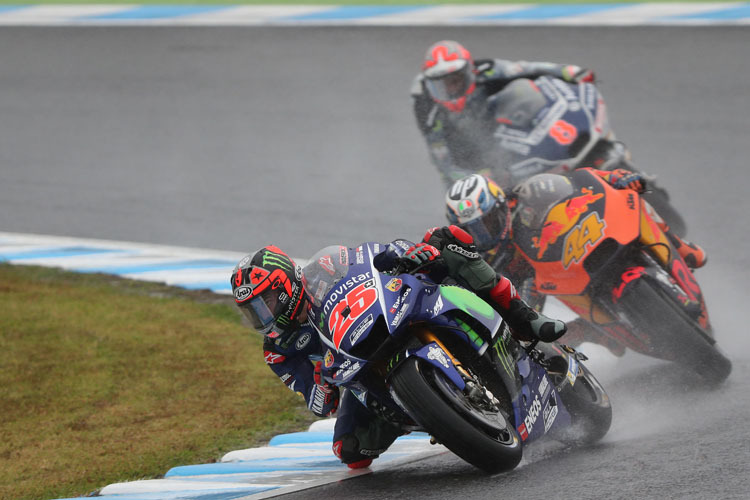 Motegi: Viñales vor Pol Espargaró und Barbera