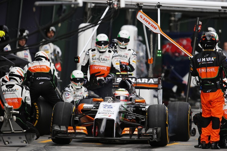 Sergio Perez in Melbourne