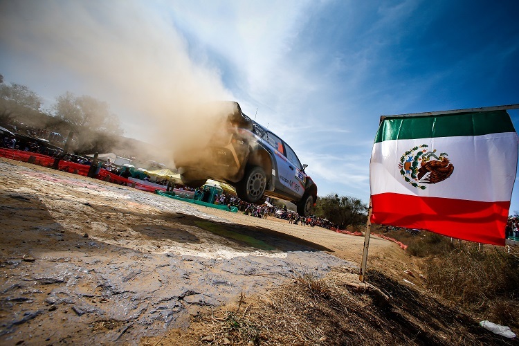 Hyundai 2016 bei der Rallye Mexiko