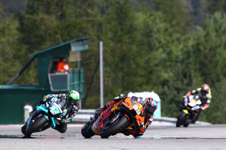 Brad Binder, Franco Morbidelli und Johann Zarco fuhren in Brünn auf das Podest