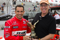 Lewis Franck mit Helio Castroneves